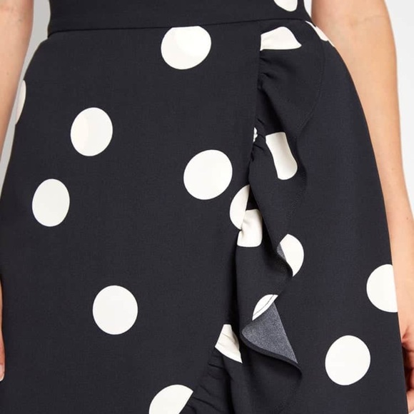 MODCLOTH‎ It's a Wrap Ruffled A-Line Skirt - Picture 4 of 9